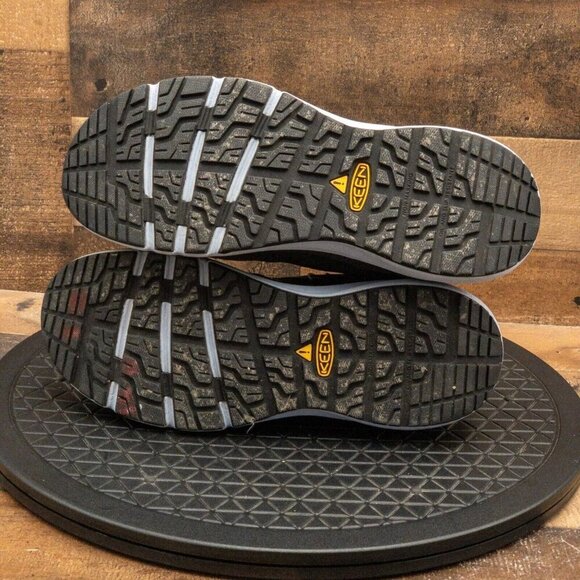 KEEN UTILITY ESD WOMENS ANKLE BOOTS BLACK ALLOY TOE SAFETY WORK SIZE 9.5M - Picture 4 of 9